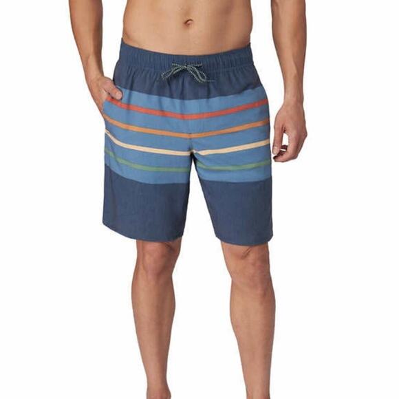 Hang Ten Men's Swim Shorts Trunk Blue Size Large NWT - Picture 5 of 6